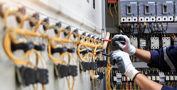 Professional Electrician technician working in Hallettsville, TX